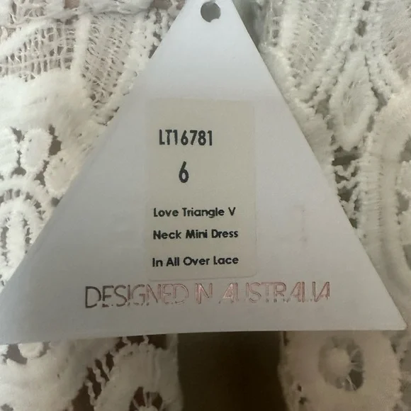 White Lace Dress - Picture 8 of 9